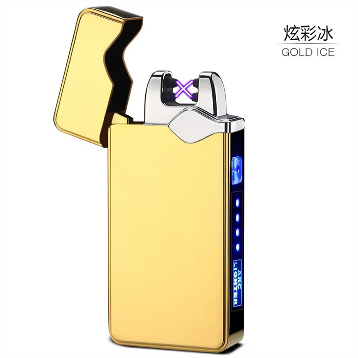 Dual Arc Lighter Plasma Flameless Lighters Electric Lighter USB Lighter Rechargeable Lighter Plasma Lighter,Windproof Lighters For Camping, Fire, Starter,Hunting, Backpacking, Hiking