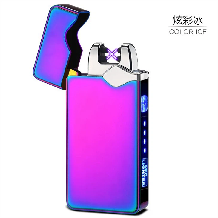 Dual Arc Lighter Plasma Flameless Lighters Electric Lighter USB Lighter Rechargeable Lighter Plasma Lighter,Windproof Lighters For Camping, Fire, Starter,Hunting, Backpacking, Hiking